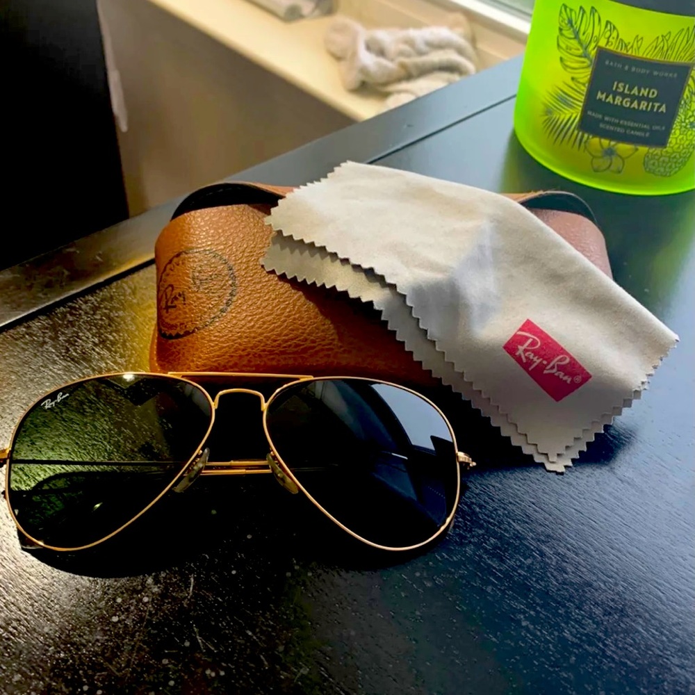 Ray-Ban aviator sunglasses